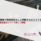 精神障害で刑事責任なしと判断されたらどうなる？刑事責任能力について詳しく解説